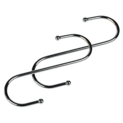 S-Haken 160 mm, Verzinkt, 15 kg Draagkracht, Set van 2, Keukengerei