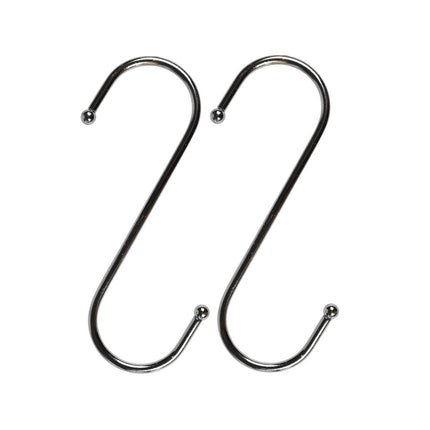 S-Haken 160 mm, Verzinkt, 15 kg Draagkracht, Set van 2, Keukengerei