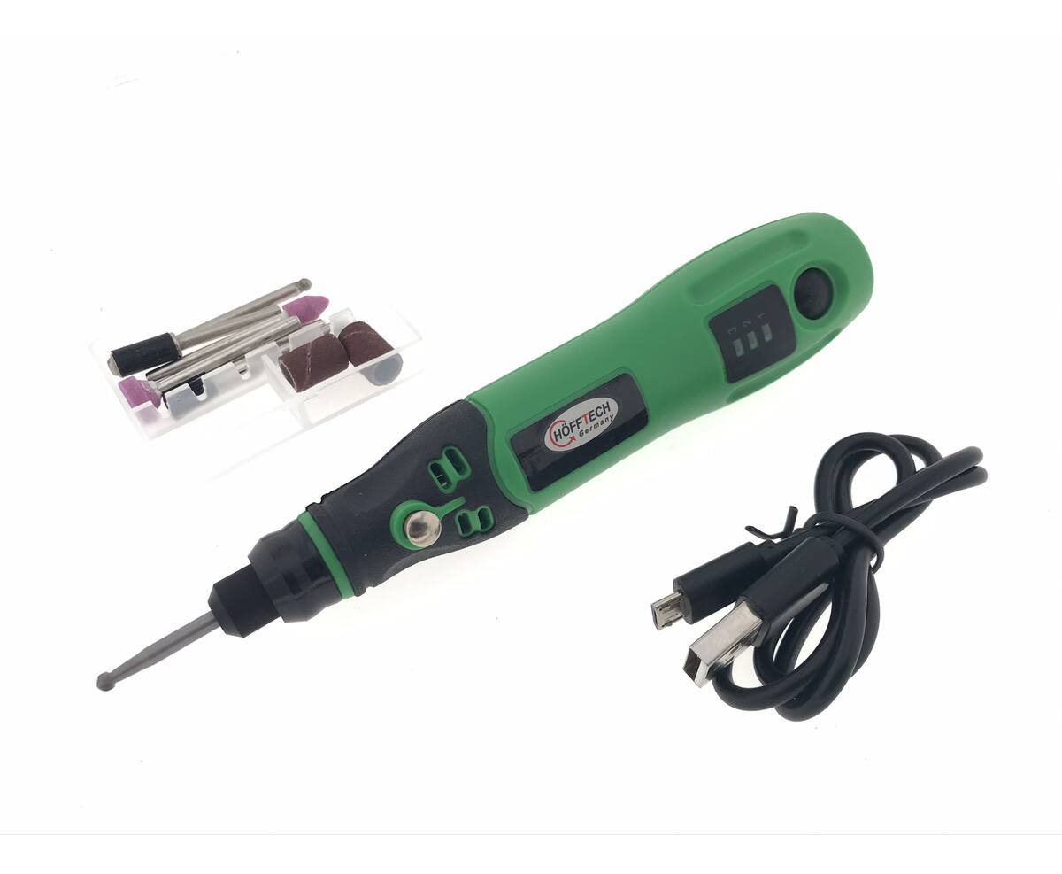 Multislijper 3.6V, 10 Opzetstukken, 5000-15000 RPM, Oplaadbaar