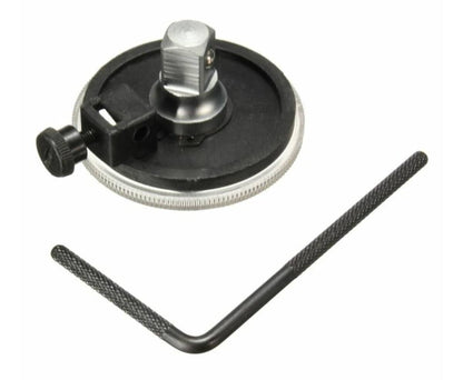 Draaihoekmeter 1/2", 360° nauwkeurig, ideaal voor bouten en moeren.