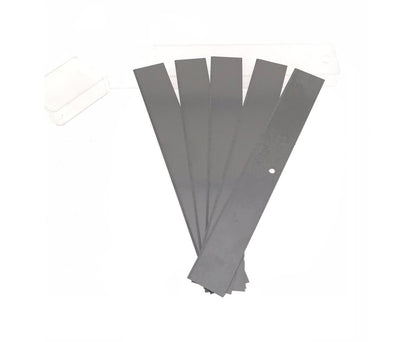 100 mm Behangschrapermesjes Set, 5 stuks - Verwijder behang & verf