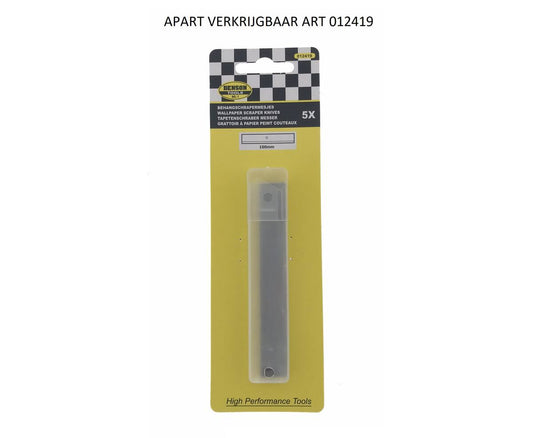 100 mm Behangschrapermesjes Set, 5 stuks - Verwijder behang & verf
