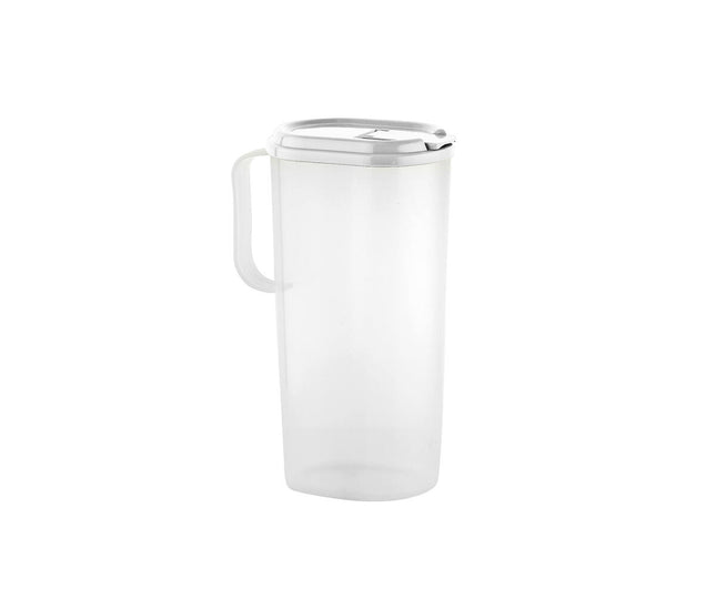 Transparante 1.8L Plastic Schenkkan met Deksel voor Dranken