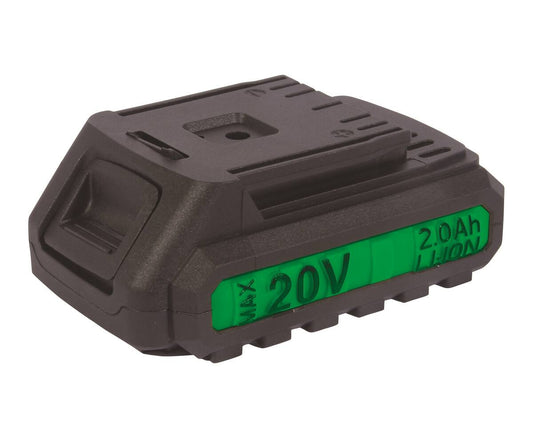 Accu 20V 2000mAh Li-ion voor modellen 012451 en 012455, ideaal voor klussen.