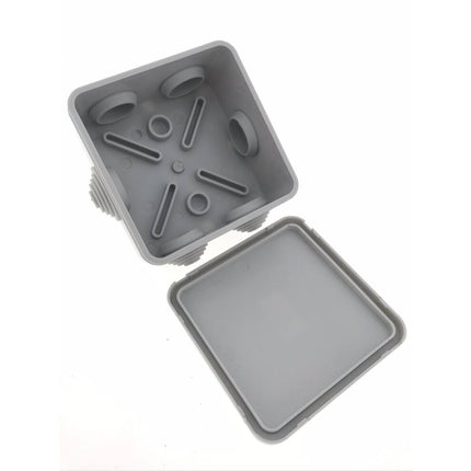 Lasdoos 80x80x40mm IP65, Stof- en Waterdicht, Ideaal voor Tuinverlichting