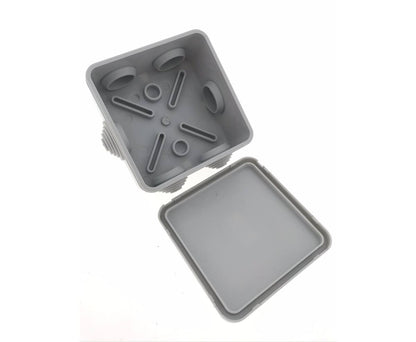 Lasdoos 80x80x40mm IP65, Stof- en Waterdicht, Ideaal voor Tuinverlichting