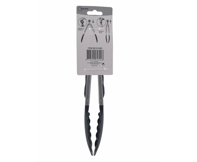 Keukentang 23 cm: RVS, TPR, Nylon, ideaal voor salades en grillen.