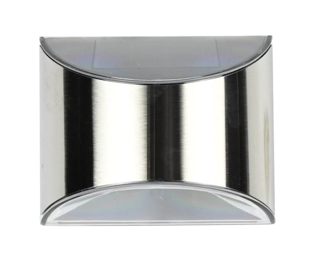 Solar LED Lamp RVS 4 SMD 1.2V 300mAh IP44 voor Tuin & Badkamer