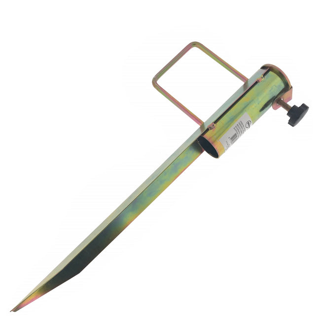 Parasol houder metaal – Lengte 455 mm, Dikte 1,2 mm, Binnendiameter 34 mm, 455 mm