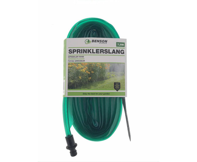Sprinklerslang 7.5m - Efficiënte Tuinbesproeiing met Fijne Straal