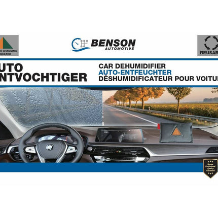 Auto-ontvochtiger, herbruikbaar, vochtindicatie, 125ml absorptie.