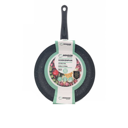 Koekenpan 28 cm Alu Marble Coating, Inductie, PTFE-vrij, Gezond koken