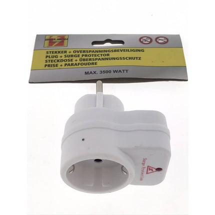 Stekker 16A/3680W met Overspanningsbeveiliging, Beschermt tot 6500A