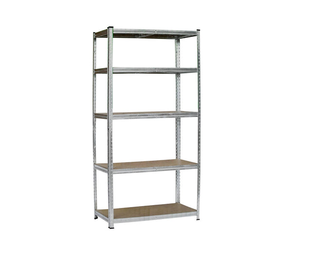 Stellingkast 180x90x40cm, 175kg per plank, verstelbare MDF-planken.