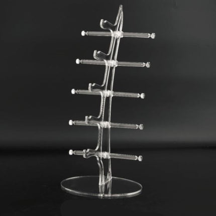 Brillenstandaard voor 5 brillen plexiglas