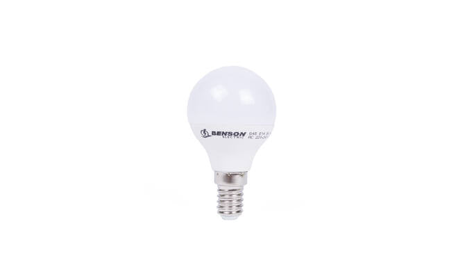 LED lamp bol G45 5W E14 dimbaar