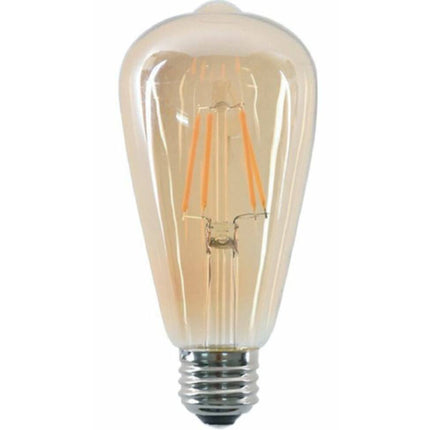 Retro Amber LED Filament Lamp 4W E27 3000K Dimbaar - 360lm 25.000u