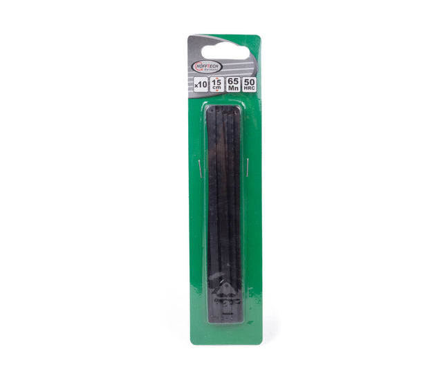 Zaagbladen 150mm HRC 50-55, Set van 10 voor Junior Zaagbeugels
