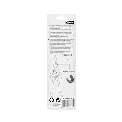 Allesknipper 18 cm - Knipt Draden, Leer, Karton & Dunne Takjes Efficiënt