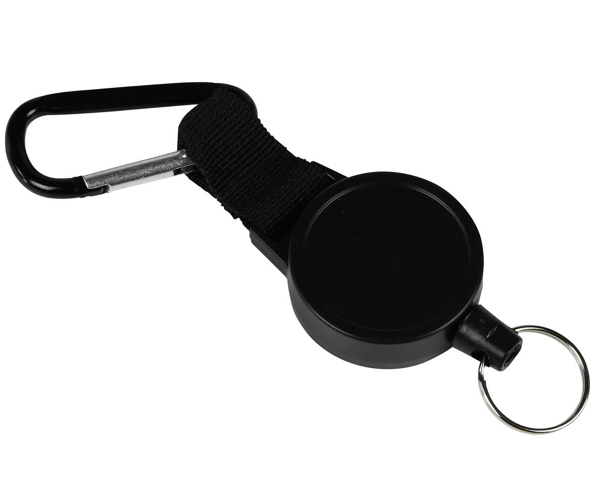 Rollerclip Sleutelhanger met 70 cm Koord en Karabijnhaak voor Sleutels