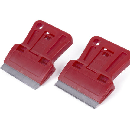 Schraperset 2 dlg - Metaalbladen, Verwisselbare Mesjes voor Verf/Lijm