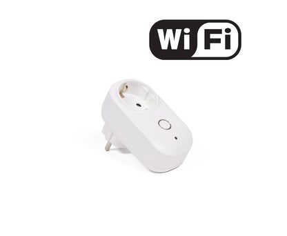 Wit Stopcontact RA met Wifi, 3500W, Google Home Compatibel