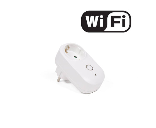 Wit Stopcontact RA met Wifi, 3500W, Google Home Compatibel