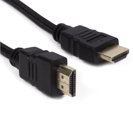 HDMI Kabel 1.4, 4K, Verguld, 3m – Perfect voor Thuisbioscoop.
