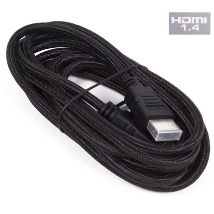 HDMI Kabel 1.4, 4K, Verguld, 3m – Perfect voor Thuisbioscoop.