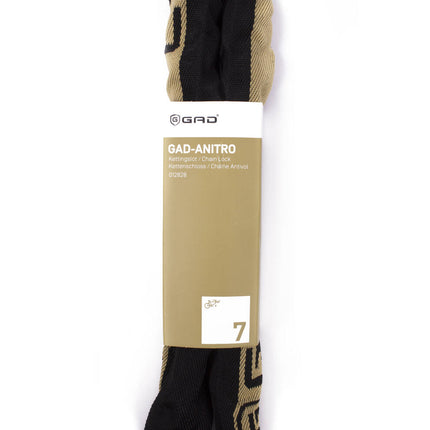 GAD-anitro Kettingslot 8x1100mm Zwart, Braakbestendig, Roestvrij