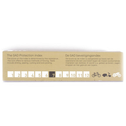 GAD-anitro Kettingslot 8x1100mm Zwart, Braakbestendig, Roestvrij