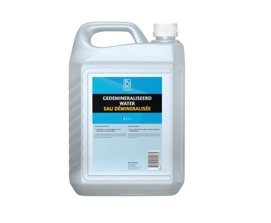 Accuwater 5 L - Gedemineraliseerd Water voor Stoomstrijkijzers en Accu's