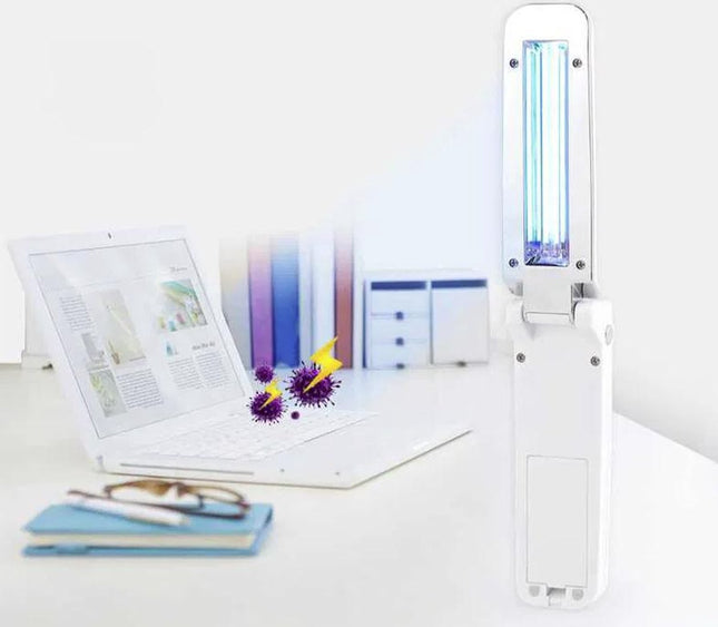 Lamp uv-c desinfectie – Levensduur lamp 20000 uur, Afmeting ingeklapt 125 x 35 x 25 mm