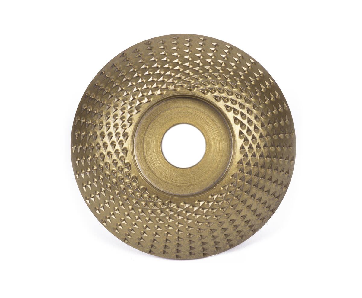 Bolvormige slijpschijf 84x16 mm voor houtbewerking, max 20.000 RPM.