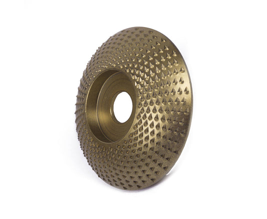 Bolvormige slijpschijf 84x16 mm voor houtbewerking, max 20.000 RPM.