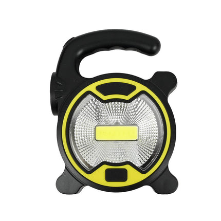 Draagbare 3W COB LED Werklamp + 1W Zaklamp voor Kamperen