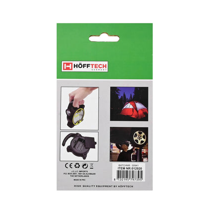 Draagbare 3W COB LED Werklamp + 1W Zaklamp voor Kamperen