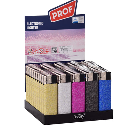 Aansteker glitter new – Design Glitter / sprankelend motief, Type Gasaansteker