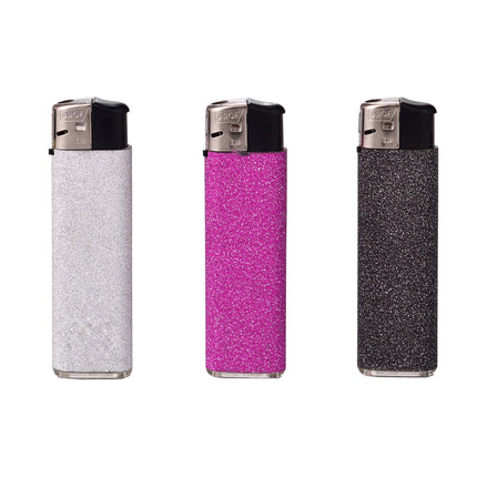 Aansteker glitter new – Design Glitter / sprankelend motief, Type Gasaansteker