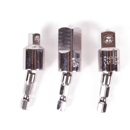 Flexibele Bit Dopadapter 55mm: Past 1/4", 3/8", 1/2", ideaal voor krappe ruimtes.