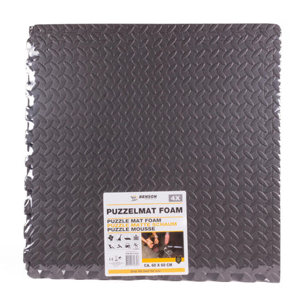 Puzzelmat foam 60 x 60 cm 4 dlg – 120 cm, 1,2cm
