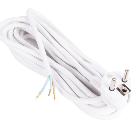 Aansluitsnoer 5m, RA Stekker, 3x1.0MM², 2500W, ideaal voor thuisgebruik