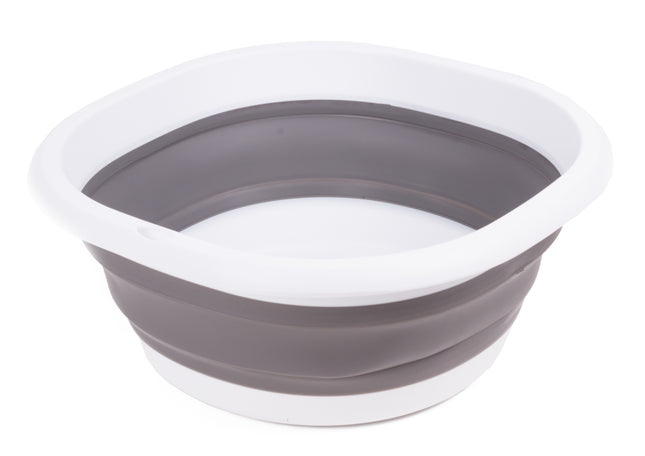 Afwasteil vierkant opvouwbaar 10 ltr – Inhoud 10 l, Materiaal TPR + PP, 5cm, compact
