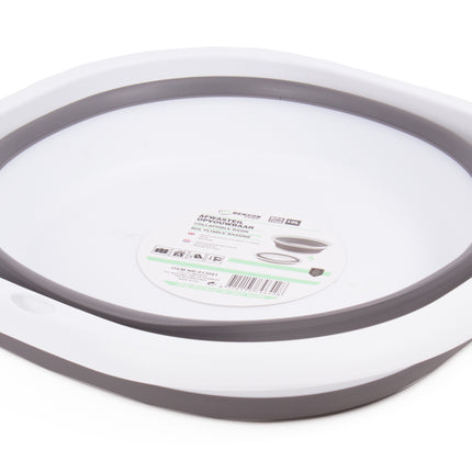 Afwasteil vierkant opvouwbaar 10 ltr – Inhoud 10 l, Materiaal TPR + PP, 5cm, compact