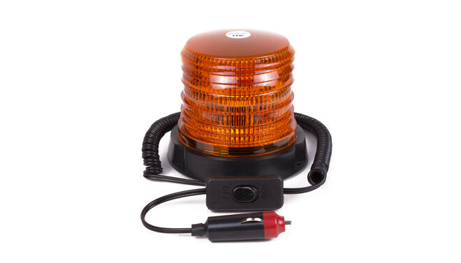 LED zwaailamp oranje 12V