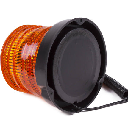 LED Zwaailamp Oranje 12V, Magnetisch, Knipper/Rotatiemodus, 30 LEDs
