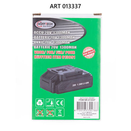 Accu Luchtpomp 18V 1300 mAh - Voor Snel Oppompen van Luchtbedden