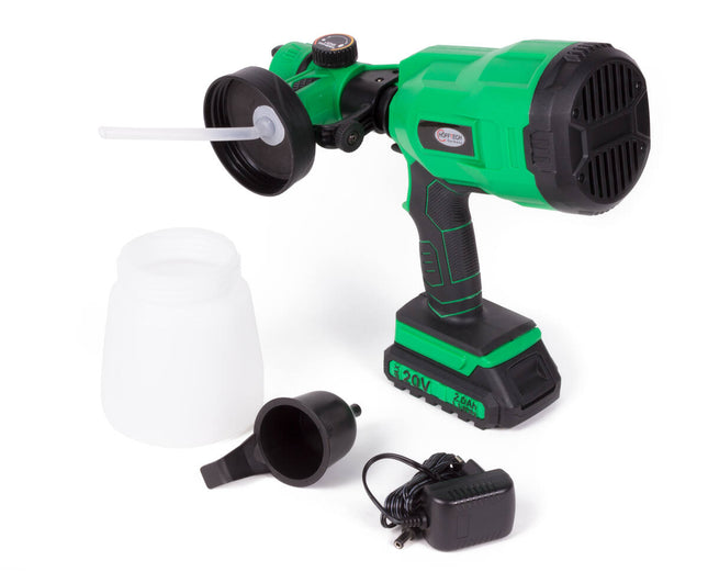 Accu Verfspuit 20V 2000 mAh, 800 ml Tank, 8000 RPM, voor DIY Klussen