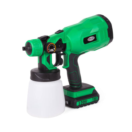 Accu Verfspuit 20V 2000 mAh, 800 ml Tank, 8000 RPM, voor DIY Klussen