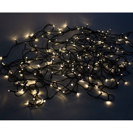 Wit LED Lichtsnoer 200 LED's, 25m, IP44, voor Binnen/Buiten Feestjes